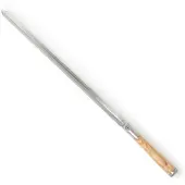 Forged 12 Churrasco-Oliven-Spieße, 50 cm, V-Form – geschmiedet