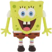 Big Buy Cooking Spielfigur Spongebob Smile 5 cm gelb