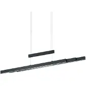 TRIO Leuchten - Modern Hängelampe I Pendellampe I Pendelleuchte schwarz inkl. LED mit Touch-Dimmer 3-Licht - Sofie Touch-funktion Dimmer I Dimmbar I Wohnzimmer I Up I Down - Stahl Länglich - I (nicht