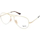 Ray-Ban Brillengestell 6489 Aviator 2500 Gold 58mm