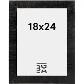 Walther design Bilderrahmen Holz Home schwarz 18x24 cm