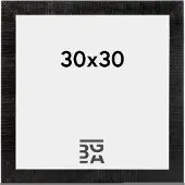 Walther design Holzrahmen HO330B Home 30x30cm schwarz