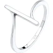 Elli Ring Bandring Geo Formen Cool Basic Minimal 925 Silber Elli Silber