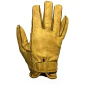 Helstons Hiro Soft Gold Schwarz Handschuhe Größe T11