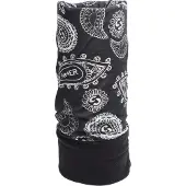 Sinner Bandana Fleece Bandana Black Paisley