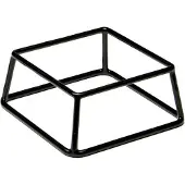 H.W. Larsen Buffetstander MULTI 18x18x8 cm Gummibelagt Metal Sort,1 stk