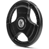 Gymstick Rubber 20kg Teller Schwarz 20 kg Schwarz 20 kg