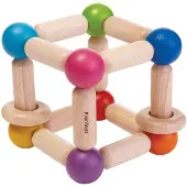 PlanToys Plan Toys Holzrassel Greifling Quadrat