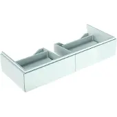 Geberit 500.517.01.1, Weiß, 2 Schublade(n), 1 Stück(e), 1174 mm, 462 mm, 220 mm