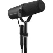 Shure SM7B Mikrofon mit Gravity Mikrofon-Tischstativ und Kabel