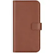 Selencia Samsung Galaxy A50 / A30s Hülle - Echtes Leder - - Klapphülle - Hellbraun
