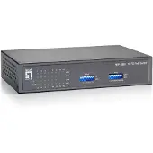 LevelOne FEP-1600W90, Fast Ethernet (10/100), Vollduplex, Power over Ethernet (PoE), Wandmontage
