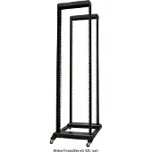 Toten 19-DR6837, Freistehendes Gestell, 37U, 150 kg, Lenkrollen, Schwarz