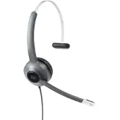 Cisco 521, Kopfhörer, Kopfband, Büro/Callcenter, Schwarz, Grau, Monophon, SCR-Steuereinheit