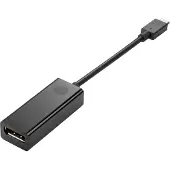 HP USB-C to DP Adapter, Schwarz, 15,2 mm, 23,6 mm, 180 mm, 32,3 g, 1 Stück(e)