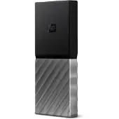 Western Digital My Passport, 256 GB, USB Typ-C, 3.2 Gen 2 (3.1 Gen 2), 515 MB/s, Passwortschutz, Schwarz, Silber