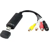Technaxx USB 2.0 Video Grabber, USB 2.0, 720 x 576 Pixel, RCA, S-Video, Digitalkamera, DVD Player, VHS, NTSC, PAL, 25 fps