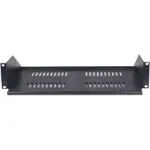 Toten 19 fast hylde, 2U, 267mm dyb, m
