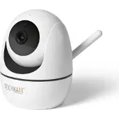Technaxx TX-146, IP-Sicherheitskamera, Drinnen, Kabellos, Extern, Tisch/Wand, Schwarz, Weiß