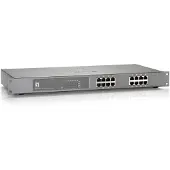 Level One GEP-1621 - Switch - unmanaged - 16 x 10/100/1000 (PoE+)