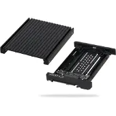 Raidsonic MB705M2P-B, SSD-Gehäuse, M.2, M.2, 32 Gbit/s, Schwarz