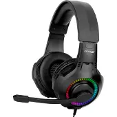 QPAD QH-20, Kabelgebunden, Gaming, 20 - 20000 Hz, 294 g, Kopfhörer, Schwarz