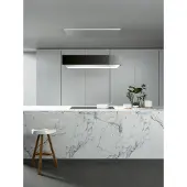 Falmec Inselhaube Levante, Up & Down, 120 cm, Glas schwarz, 102132