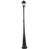 QAZQA Havana, Bodenbeleuchtung für den Außenbereich, Schwarz, Aluminium, Glas, IP44, Garten, Bodenmontage