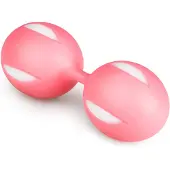 Easytoys - Geisha Collection Wiggle Duo Kegel Ball - pink/weiß 1 St