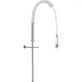 Delabie Geschirrspülbr + Handbrause 433000 o.Arm.,Steigrohr lang G3/4