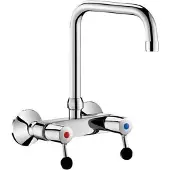 Delabie Wand Zweigriffarm. 60l/min,Schwenkausl. oben D22 L200