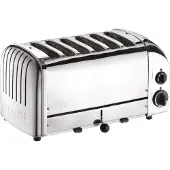 Dualit Toaster 60144 - Edelstahl - 6 Schlitze - für Scheiben bis 12 x 14cm