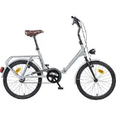 Dino Bikes 321 20, Stadtrad, Kinder, Unisex, Falten, Metall, Grau