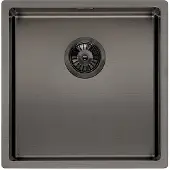 Reginox Spüle MIAMI 40 x 40 in der Farbe GUN METAL / PVD-Beschichtung / Spülbecken