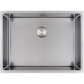 Solido 3D-Spüle CAPP45R10 Edelstahl Spülbecken - Integral-Siebkorbüberlaufventil - 490x440mm