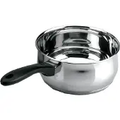Lacor Garinox 14218 Kasserolle, Edelstahl, 18 cm Durchmesser, Induktionsherd-geeignet
