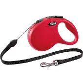 Flexi New Classic Leine Größe S Schnur / bis zu 12 kg 8 m rot