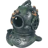 Flamingo Dekoration cousteau helmet s für Aquarium