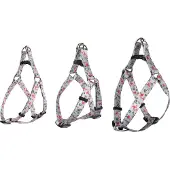 Flamingo Geschirr Step & Go Samar mit hellgrün, Maße: 45-60 cm / 20 mm