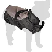 Flamingo Wintermantel Zane schwarz/taupe, Maße: 65 cm