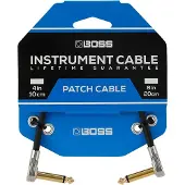 BOSS 4"/10CM Patch Kabel mit Pancake-Klinkensteckern