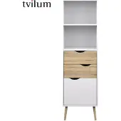 CALICOSY Regal BILLUND in Weiß - (W) 50,2 x (H) 171,3 x (L) 39,1 cm | Gr.: onesize