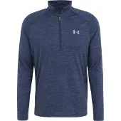 Under Armour Tech Langarm-Oberteil mit 1/2-Reißverschluss, Blau L