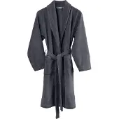 De Witte Lietaer Bademantel Felicia Dark Grey Damen-L