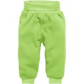 Schnizler Baby Pumphose Fleece mit Strickbund in Grün | Gr.: 56