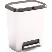 Curver Compatta Style Pedal Bin - 25 l - 38 x 28 x 43 cm