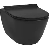 Ben Segno Wand-WC mit WC-Sitz Xtra Glaze+ Free Flush Matt Schwarz