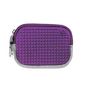 PIXIE CREW aufbewahrungstasche mit Silikonplatte 15 cm grau/lila