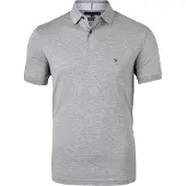 Tommy Hilfiger Poloshirt "1985 REGULAR POLO mit Kontraststreifen und Knopfleiste" unifarben, sportlich, regular fit, Baumwollmix, Polokragen