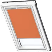Velux Verdunkelungsrollo uni orange manuell Rahmen aluminium DKL U10 4564S